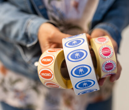 Promotionele labels - 1