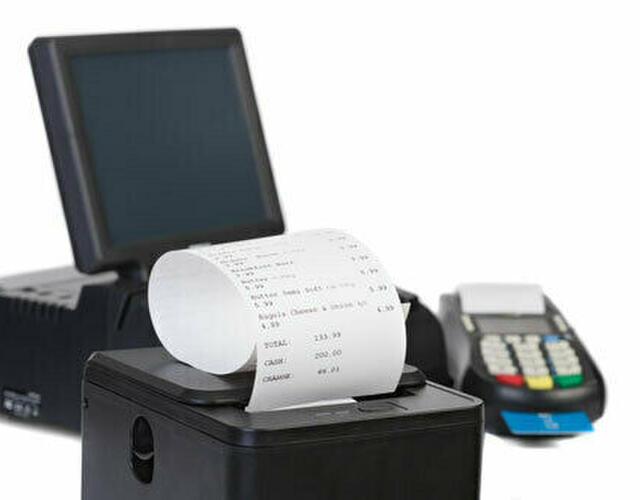 Papierrollen voor betaalautomaten